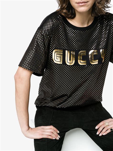 gucci t shirt with gold